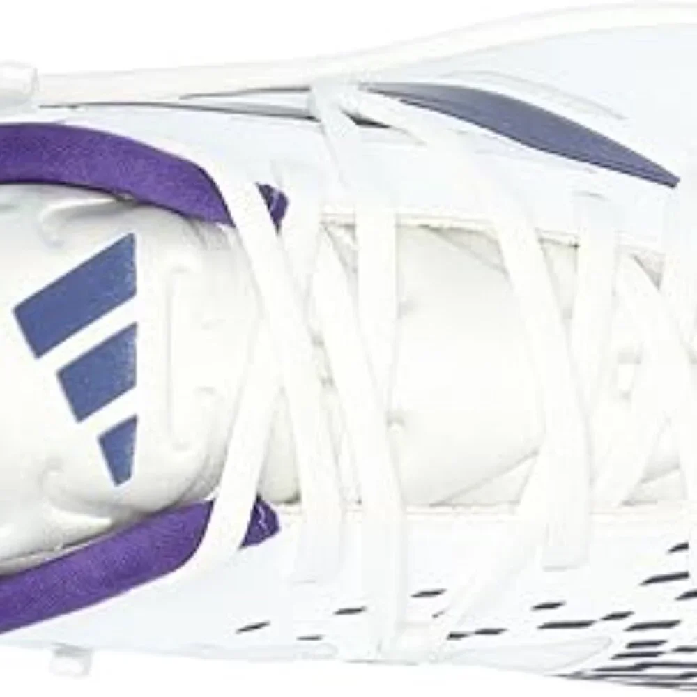 Adidas Men's AdiZero Afterburner Baseball Metal Cleats 14 Purple/White New‎